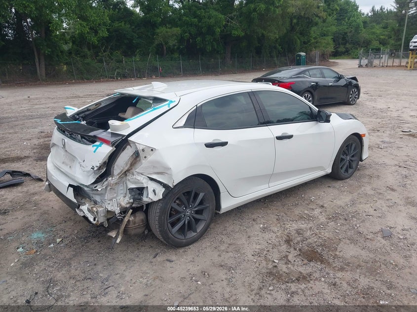 2020 Honda Civic VIN SHHFK7H68LU219735 IAAI salvage auction — REAR END, Salvage Title, sold $4,500 on 2026-07-24 (photo 4)