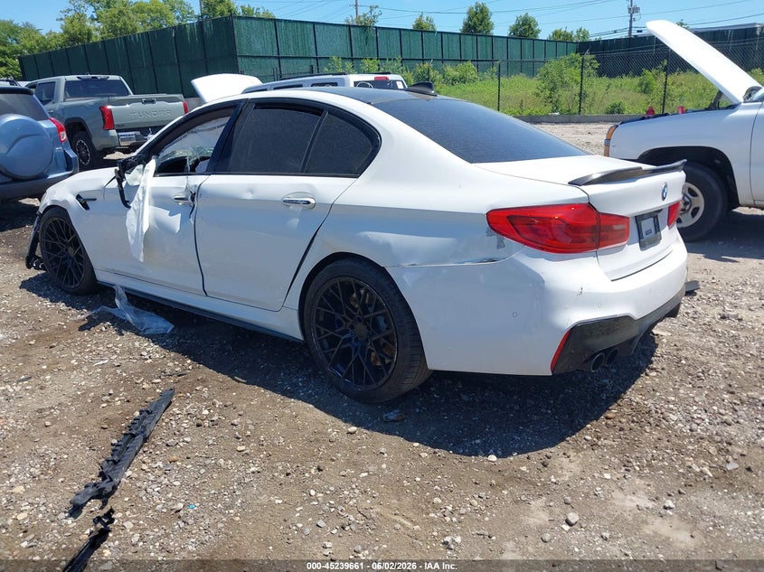 2018 BMW M5 VIN WBSJF0C5XJB283628 IAAI salvage auction — ALL OVER, Salvage Title, sold $7,600 on 2026-07-28 (photo 3)