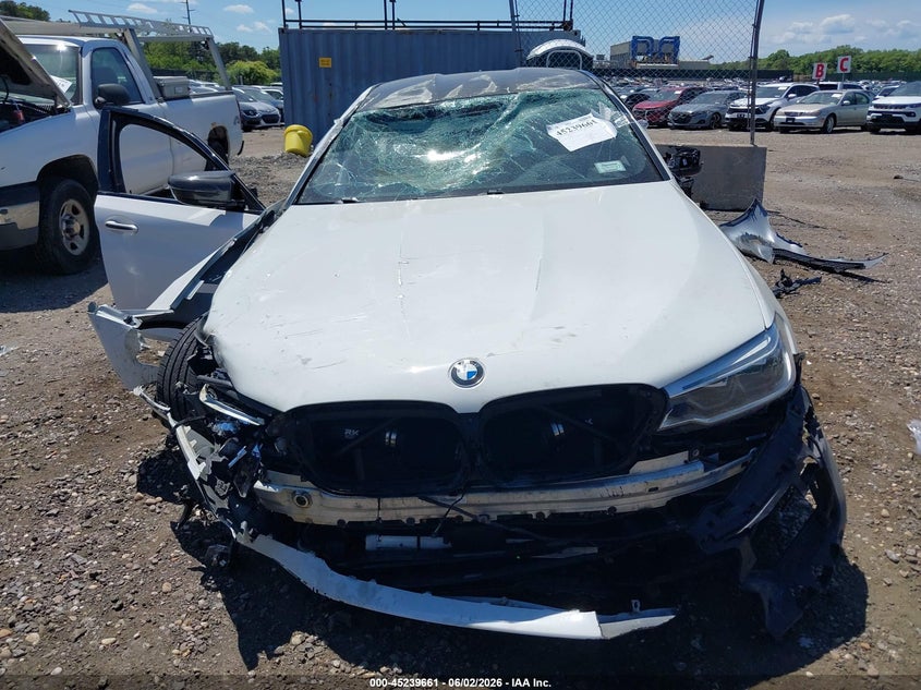 2018 BMW M5 VIN WBSJF0C5XJB283628 IAAI salvage auction — ALL OVER, Salvage Title, sold $7,600 on 2026-07-28 (photo 6)