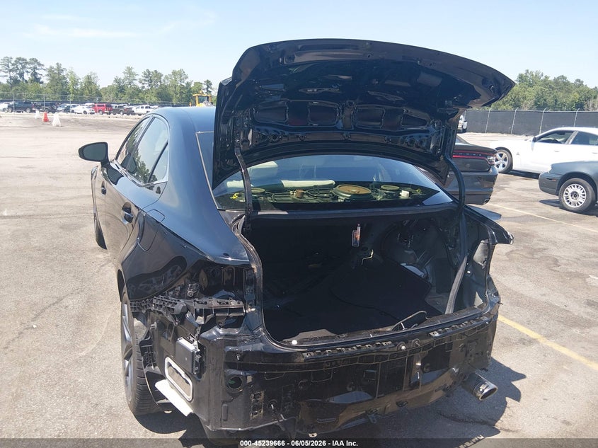 2014 Lexus Is VIN JTHBE1D20E5001055 IAAI salvage auction — REAR END, Salvage Title, sold $7,750 on 2026-07-15 (photo 6)