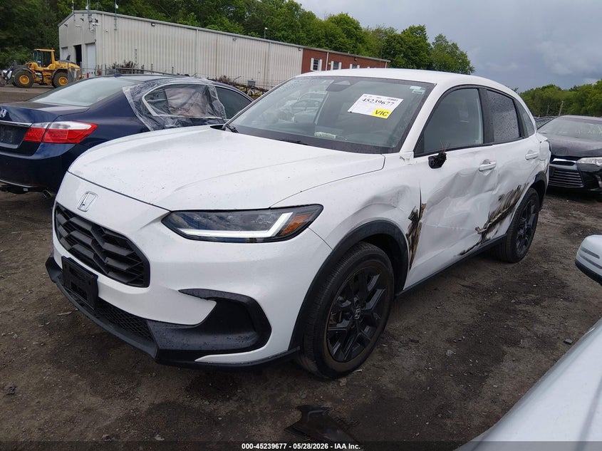 2024 Honda Hr-v VIN 3CZRZ2H56RM735837 IAAI salvage auction — SIDE, Salvage Title, sold $7,300 on 2026-07-31 (photo 2)