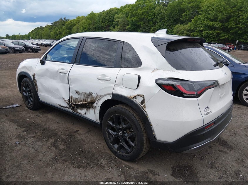 2024 Honda Hr-v VIN 3CZRZ2H56RM735837 IAAI salvage auction — SIDE, Salvage Title, sold $7,300 on 2026-07-31 (photo 3)