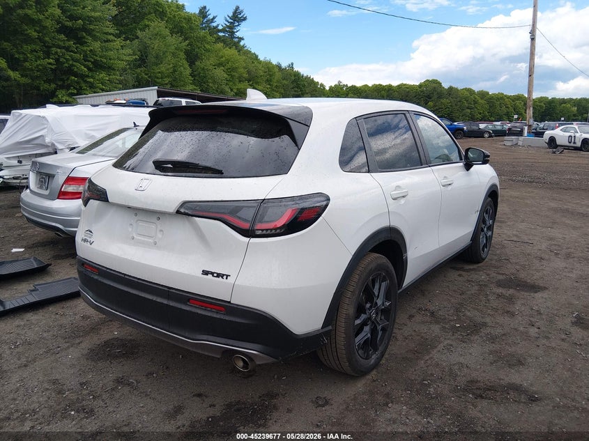 2024 Honda Hr-v VIN 3CZRZ2H56RM735837 IAAI salvage auction — SIDE, Salvage Title, sold $7,300 on 2026-07-31 (photo 4)
