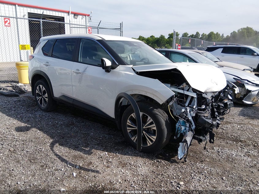 2023 Nissan Rogue VIN JN8BT3BB1PW351513 IAAI salvage auction — FRONT END, Salvage Title, sold $3,550 on 2026-07-20 (photo 1)