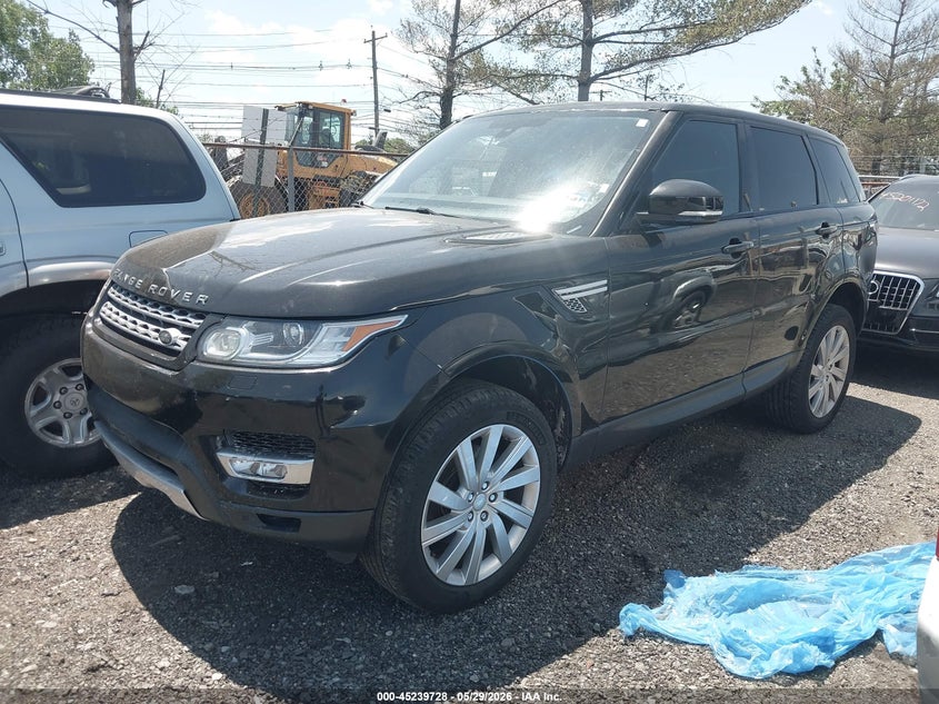 2016 Land rover Range rover sport VIN SALWR2PF5GA117835 IAAI salvage auction — WATER/FLOOD, Salvage (New Jersey), sold $1,775 on 2026-07-20 (photo 2)