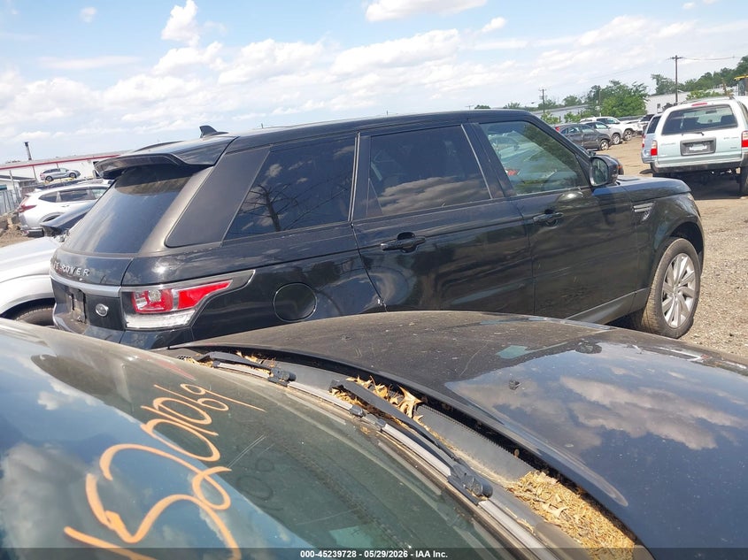 2016 Land rover Range rover sport VIN SALWR2PF5GA117835 IAAI salvage auction — WATER/FLOOD, Salvage (New Jersey), sold $1,775 on 2026-07-20 (photo 4)