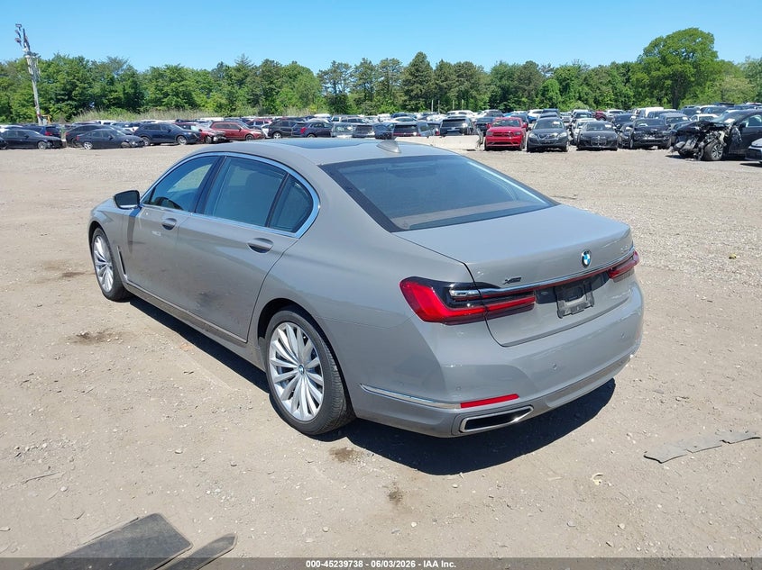 2022 BMW 7er VIN WBA7T4C08NCH51474 IAAI salvage auction — UNKNOWN, Salvage Title, sold $25,050 on 2026-07-07 (photo 3)