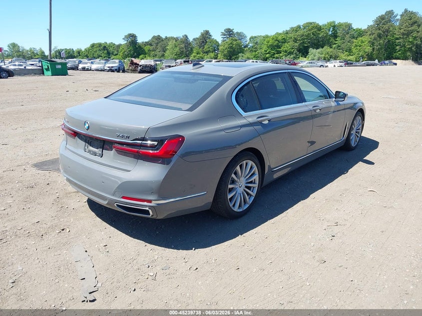 2022 BMW 7er VIN WBA7T4C08NCH51474 IAAI salvage auction — UNKNOWN, Salvage Title, sold $25,050 on 2026-07-07 (photo 4)