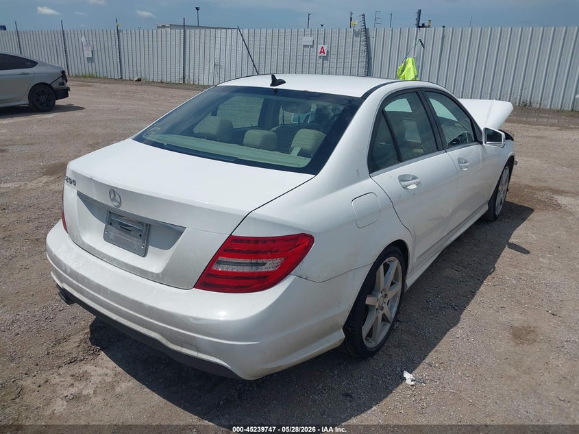2014 Mercedes-benz VIN WDDGF4HB2EG255327 IAAI salvage auction — FRONT END, Salvage (Texas), sold $1,350 on 2026-07-29 (photo 4)