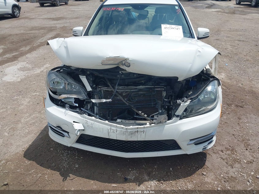 2014 Mercedes-benz VIN WDDGF4HB2EG255327 IAAI salvage auction — FRONT END, Salvage (Texas), sold $1,350 on 2026-07-29 (photo 6)