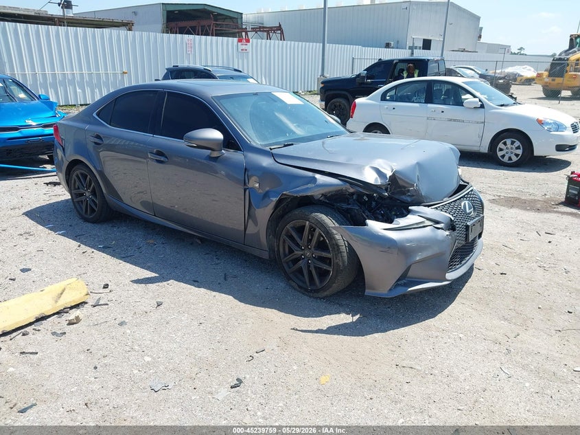 2014 Lexus Is VIN JTHBF1D22E5021725 IAAI salvage auction — FRONT END, Salvage Title, sold $925 on 2026-07-24 (photo 1)