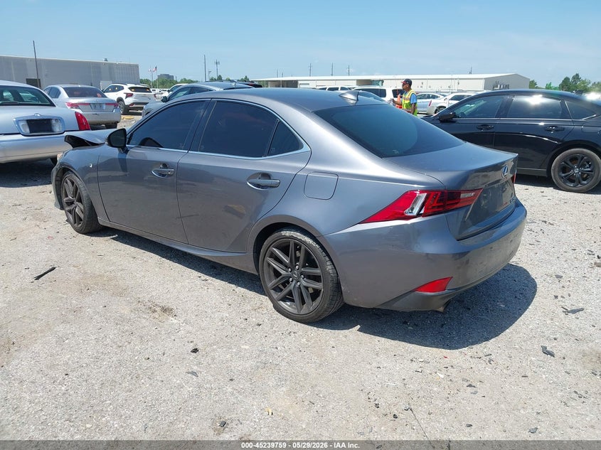 2014 Lexus Is VIN JTHBF1D22E5021725 IAAI salvage auction — FRONT END, Salvage Title, sold $25 on 2026-07-23 (photo 3)