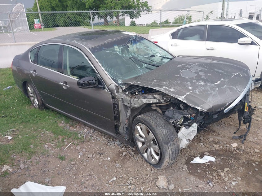 2007 Infiniti M35 VIN JNKAY01E47M312539 IAAI salvage auction — FRONT END, Salvage (Tennessee), sold $25 on 2026-07-09 (photo 1)