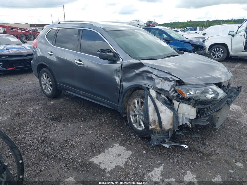 2019 Nissan Rogue VIN 5N1AT2MT0KC834813 IAAI salvage auction — FRONT END, Salvage Title, sold $550 on 2026-07-18 (photo 1)