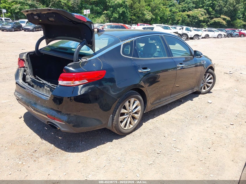 2016 Kia Optima VIN 5XXGU4L33GG122408 IAAI salvage auction — FRONT & REAR, Salvage Title, sold $1,625 on 2026-07-08 (photo 4)