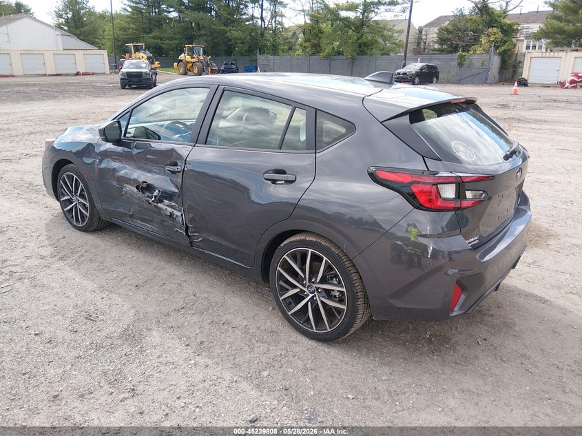 2025 Subaru Impreza VIN JF1GUAFC7S8305306 IAAI salvage auction — SIDE, Salvage Title, sold $6,700 on 2026-07-31 (photo 3)