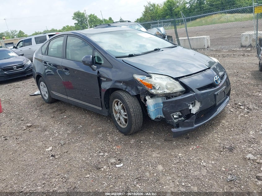 2010 Toyota Prius VIN JTDKN3DU8A0200036 IAAI salvage auction — RIGHT FRONT, Salvage (Ohio), sold $825 on 2026-07-15 (photo 1)