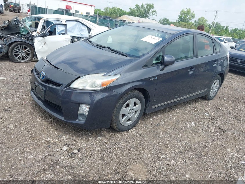 2010 Toyota Prius VIN JTDKN3DU8A0200036 IAAI salvage auction — RIGHT FRONT, Salvage (Ohio), sold $825 on 2026-07-15 (photo 2)