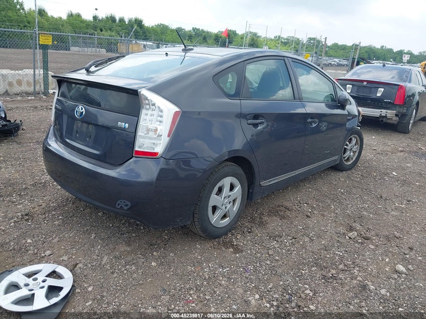 2010 Toyota Prius VIN JTDKN3DU8A0200036 IAAI salvage auction — RIGHT FRONT, Salvage (Ohio), sold $825 on 2026-07-15 (photo 4)