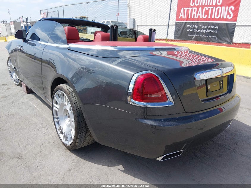 2019 Rolls-royce Dawn VIN SCA666D51KU115887 IAAI salvage auction — LEFT FRONT, Salvage (California), sold $93,700 on 2026-09-23 (photo 3)