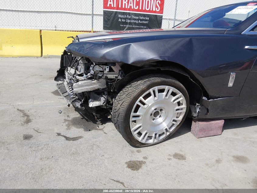2019 Rolls-royce Dawn VIN SCA666D51KU115887 IAAI salvage auction — LEFT FRONT, Salvage (California), sold $93,700 on 2026-09-23 (photo 6)