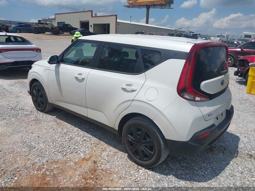 2021 Kia Soul VIN KNDJ23AU9M7147738 IAAI salvage auction — HAIL, Wait Title, sold $7,000 on 2026-09-21 (photo 3)