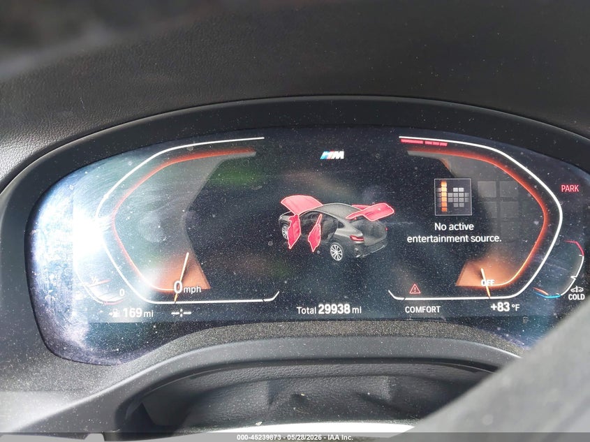 2023 BMW X4 VIN 5UX33DT02P9T28273 IAAI salvage auction — LEFT FRONT, Salvage Title, sold $20,000 on 2026-07-14 (photo 7)