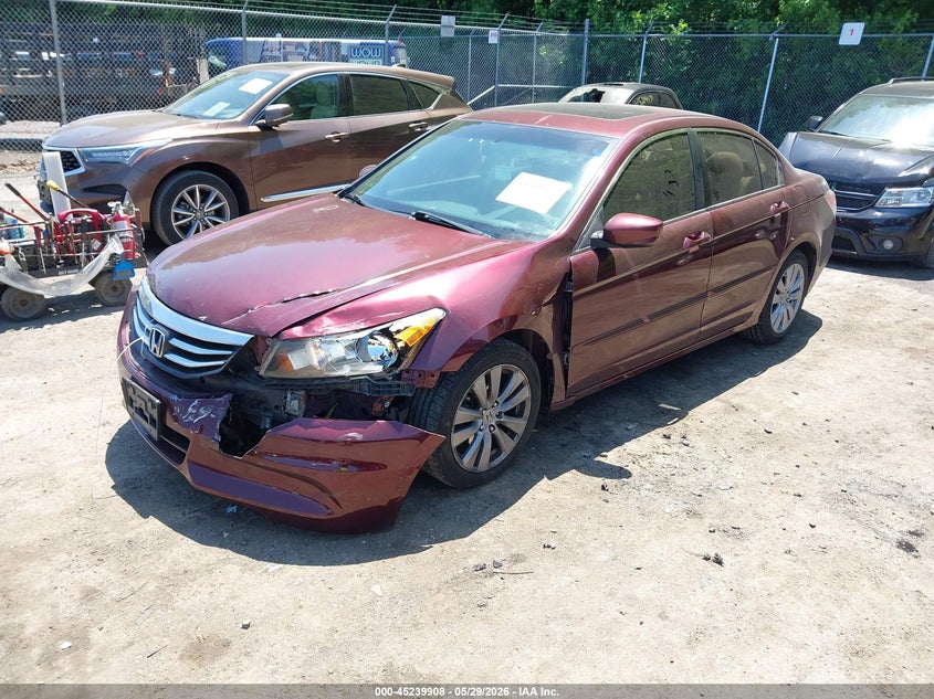 2012 Honda Accord VIN 1HGCP2F7XCA214616 IAAI salvage auction — LEFT FRONT, Salvage Title, sold $725 on 2026-08-01 (photo 2)