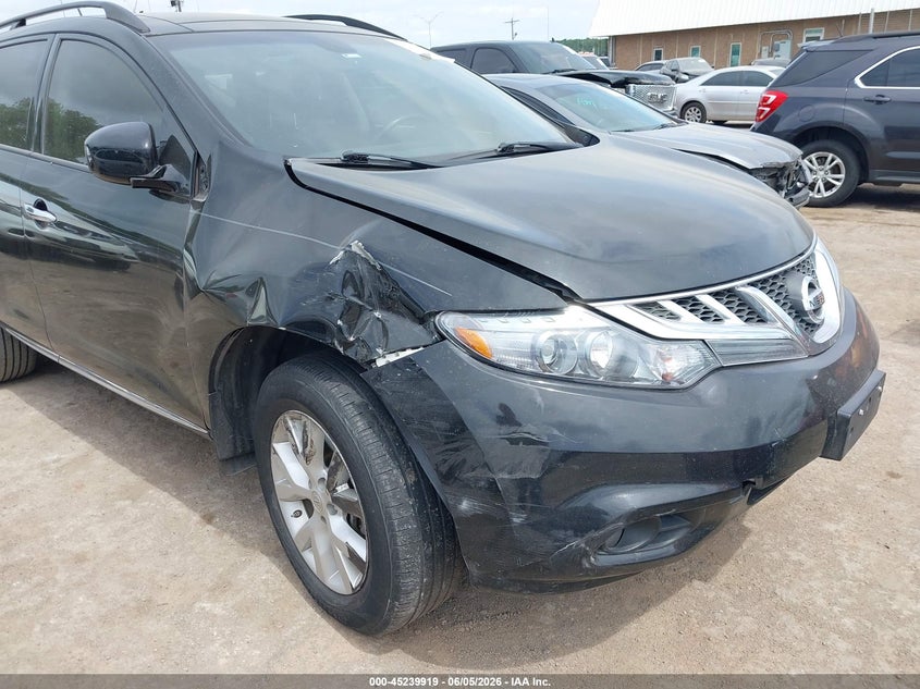 2014 Nissan Murano VIN JN8AZ1MUXEW421343 IAAI salvage auction — FRONT END, Salvage (Oklahoma), sold $625 on 2026-07-12 (photo 6)
