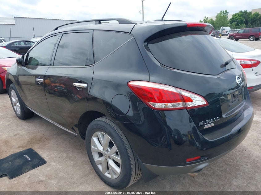 2014 Nissan Murano VIN JN8AZ1MUXEW421343 IAAI salvage auction — FRONT END, Salvage (Oklahoma), sold $625 on 2026-07-12 (photo 3)