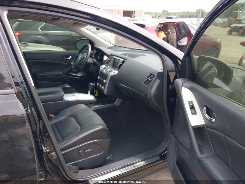 2014 Nissan Murano VIN JN8AZ1MUXEW421343 IAAI salvage auction — FRONT END, Salvage (Oklahoma), sold $625 on 2026-07-12 (photo 5)