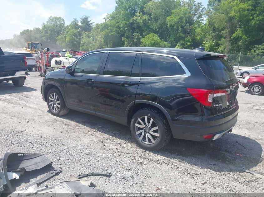 2019 Honda Pilot VIN 5FNYF6H51KB059485 IAAI salvage auction — FRONT END, Salvage Title, sold $7,600 on 2026-08-01 (photo 3)