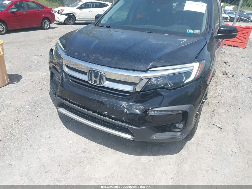 2019 Honda Pilot VIN 5FNYF6H51KB059485 IAAI salvage auction — FRONT END, Salvage Title, sold $7,600 on 2026-08-01 (photo 6)