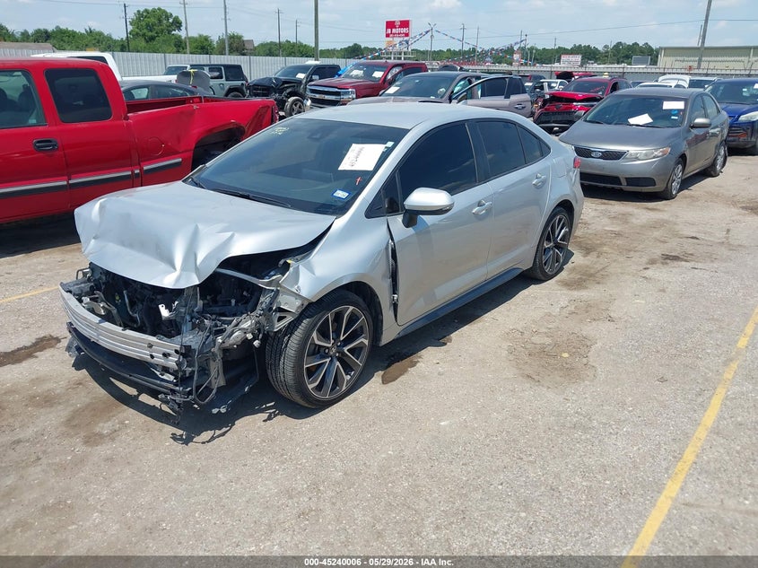 2020 Toyota Corolla VIN JTDS4RCEXLJ001745 IAAI salvage auction — FRONT END, Salvage (Texas), sold $2,650 on 2026-07-29 (photo 2)