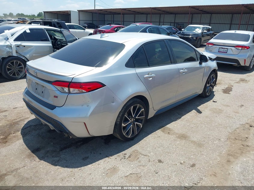 2020 Toyota Corolla VIN JTDS4RCEXLJ001745 IAAI salvage auction — FRONT END, Salvage (Texas), sold $2,650 on 2026-07-29 (photo 4)