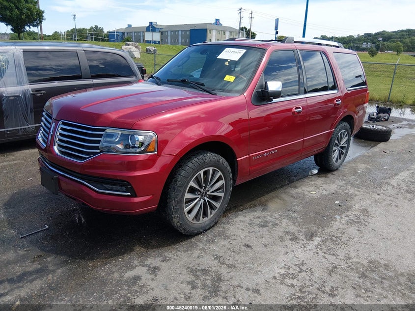 2016 Lincoln Navigator VIN 5LMJJ2JT7GEL02588 IAAI salvage auction — RIGHT SIDE, Clear (Arkansas), sold $125 on 2026-07-21 (photo 2)