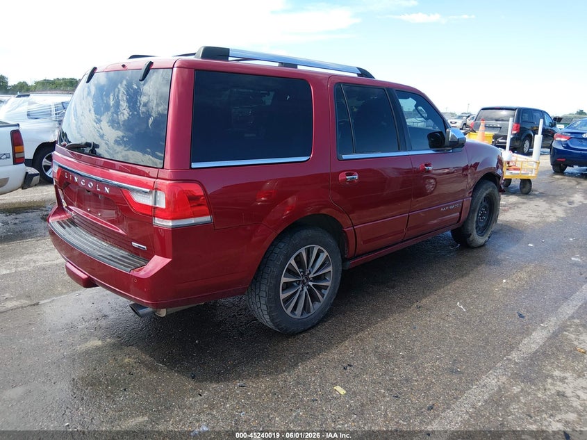2016 Lincoln Navigator VIN 5LMJJ2JT7GEL02588 IAAI salvage auction — RIGHT SIDE, Clear (Arkansas), sold $800 on 2026-07-28 (photo 4)