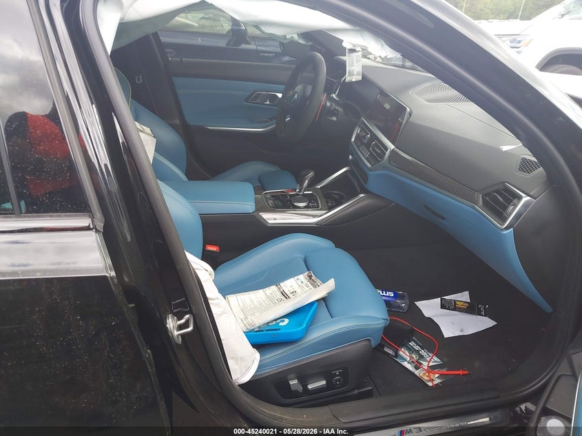 2022 BMW M3 VIN WBS43AY02NFM50250 IAAI salvage auction — RIGHT SIDE, Salvage Title, sold $29,250 on 2026-07-17 (photo 5)