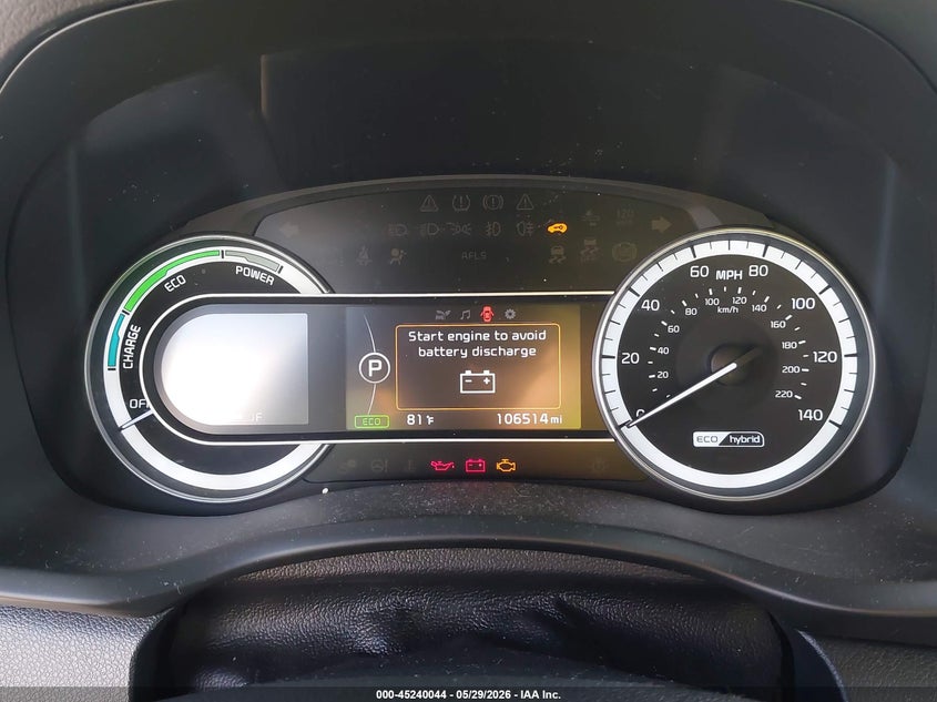 2019 Kia Niro VIN KNDCB3LC2K5336768 IAAI salvage auction — FRONT END, Original (Texas), sold $3,000 on 2026-07-23 (photo 7)