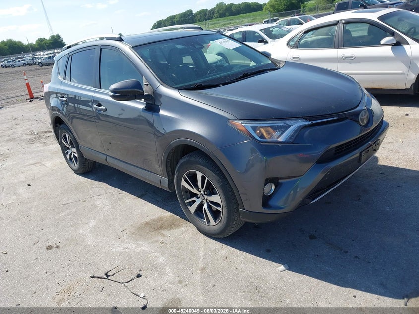 2017 Toyota Rav 4 VIN JTMRFREV8HD203429 IAAI salvage auction — HAIL, Salvage Title, sold $4,850 on 2026-07-28 (photo 1)