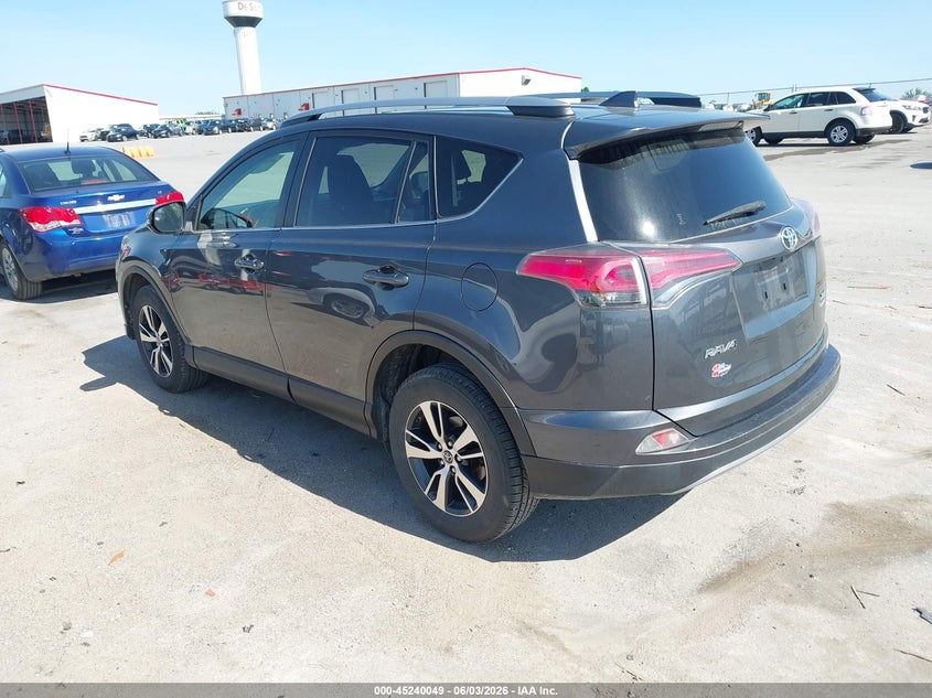 2017 Toyota Rav 4 VIN JTMRFREV8HD203429 IAAI salvage auction — HAIL, Salvage Title, sold $4,850 on 2026-07-28 (photo 3)