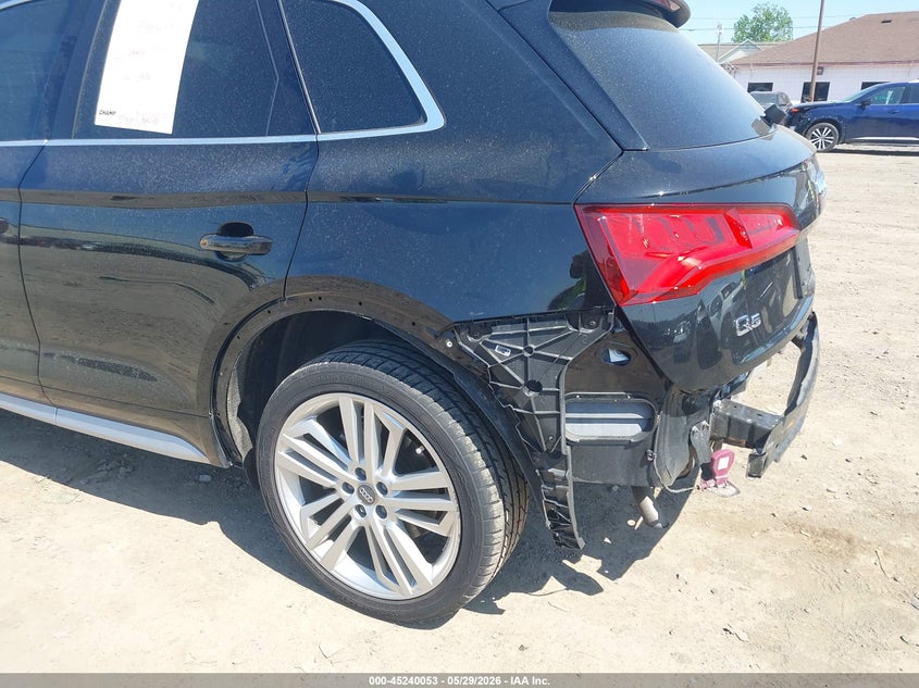 2018 Audi Q5 VIN WA1BNAFY5J2015249 IAAI salvage auction — REAR END, Salvage Title, sold $9,600 on 2026-07-15 (photo 6)
