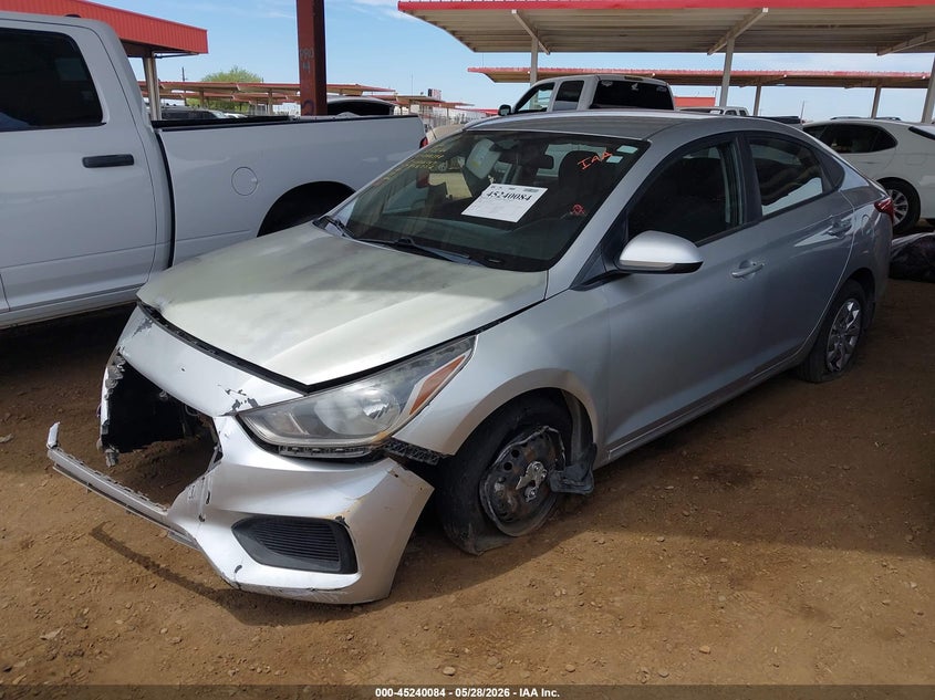 2019 Hyundai Accent VIN 3KPC24A33KE088348 IAAI salvage auction — LEFT FRONT, Salvage (Arizona), sold $1,550 on 2026-08-01 (photo 2)