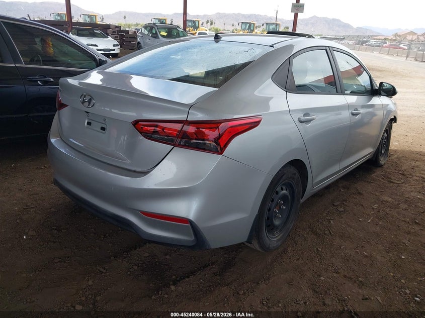 2019 Hyundai Accent VIN 3KPC24A33KE088348 IAAI salvage auction — LEFT FRONT, Salvage (Arizona), sold $1,550 on 2026-08-01 (photo 4)