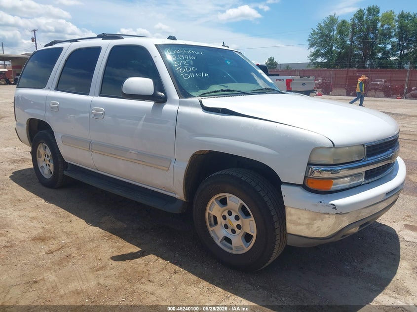 2005 Chevrolet Tahoe VIN 1GNEC13T25R219416 IAAI salvage auction — FRONT END, Original (Texas), sold $550 on 2026-07-09 (photo 1)