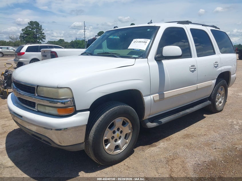 2005 Chevrolet Tahoe VIN 1GNEC13T25R219416 IAAI salvage auction — FRONT END, Original (Texas), sold $550 on 2026-07-09 (photo 2)