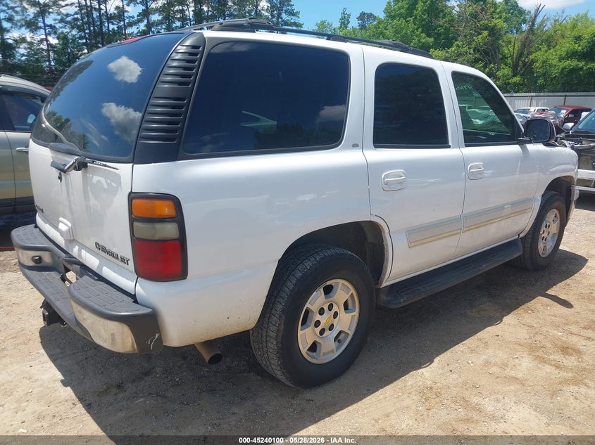 2005 Chevrolet Tahoe VIN 1GNEC13T25R219416 IAAI salvage auction — FRONT END, Original (Texas), sold $550 on 2026-07-09 (photo 4)