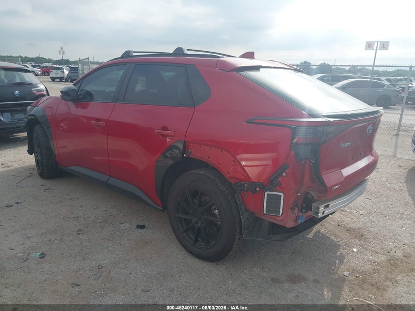 2024 Toyota Bz4x VIN JTMAAAAA3RA037162 IAAI salvage auction — FRONT & REAR, Original (Texas), sold $25 on 2026-07-31 (photo 3)