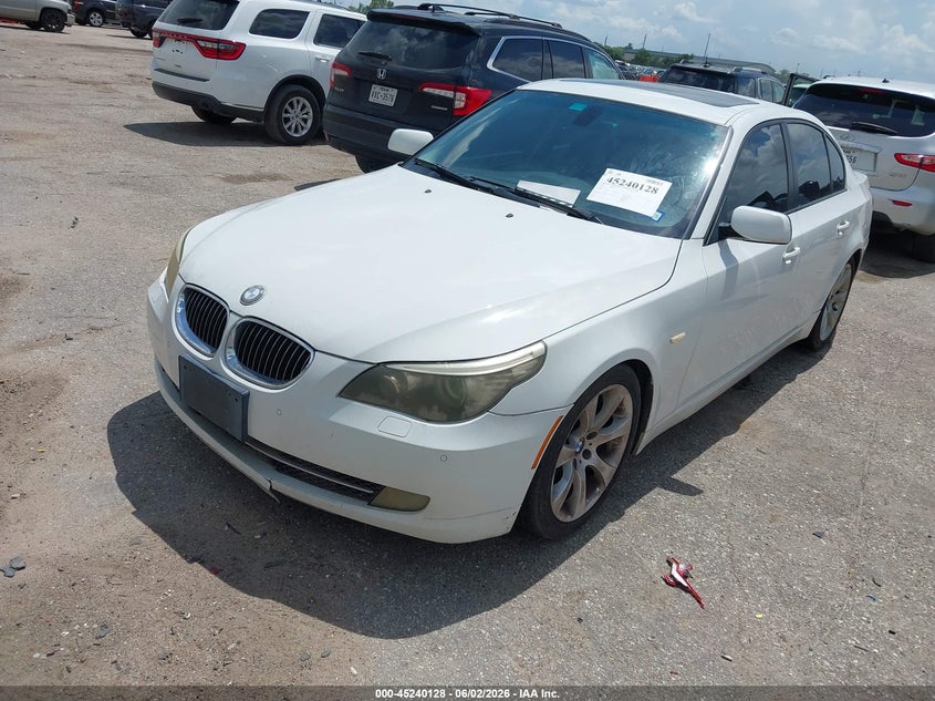 2008 BMW 5 series VIN WBANW13588CZ80795 IAAI salvage auction — MECHANICAL, Original (Texas), sold $325 on 2026-07-08 (photo 2)