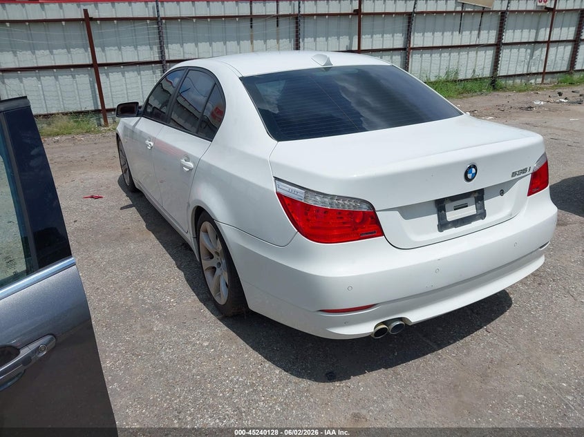 2008 BMW 5 series VIN WBANW13588CZ80795 IAAI salvage auction — MECHANICAL, Original (Texas), sold $325 on 2026-07-08 (photo 3)